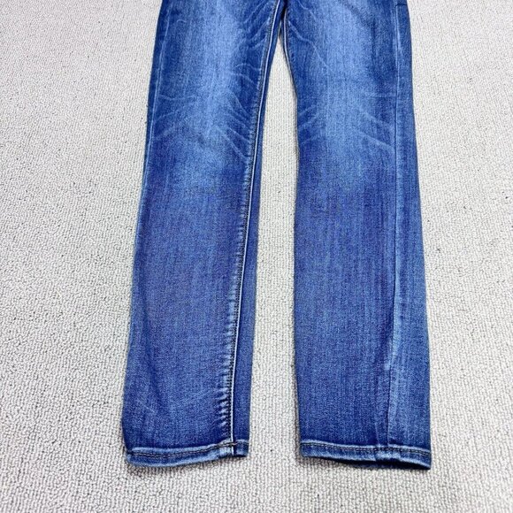 Express Jeans Legging Mid Rise Blue Pockets Women’s Size 00 - Picture 8 of 12